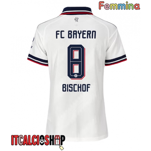Bayern Munich Tom Bischof #8 Seconda Maglia Femmina 2026-27 Manica Corta